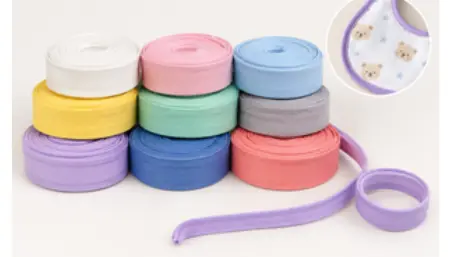 Colourful Pipings Fabric Rolls